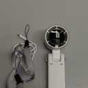 Diveblues Portable Handheld Turbo Fan, 5 Gear Wind, Battery Operated, Up to 12 Working Hours, 3 IN 1 Hand Fan with Air Turbo Tech Cooling Fan for Outdoor Activities, Travel, Working, Silvery white