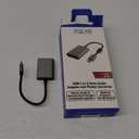 Pack of 2: 1)ZGear 3.5mm to C Power Adapter; 2) ZGear 3.5mm Audio Cassette Adapter - Black, 3 ft