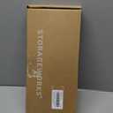 StorageWorks Hat Rack, Closet Organizer and Storage for Baseball Caps,Set of 2 with 10 Adjustable Stainless Steel Clips, Fits All Caps, Natural Walnut Color (14"W x 7.5"H)