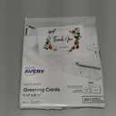 Avery Printable Half-Fold Greeting Cards, Envelopes Included, 5.5" x 8.5", Matte White, Inkjet Printer Compatible, 20 Blank Cards Total, Great for Product Branding, Marketing, and More (3265) (One Size)