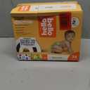 Hello Bello Premium Diapers Size 2, Happy Camper & Live Leaf Love Designs, 74ct Club Box