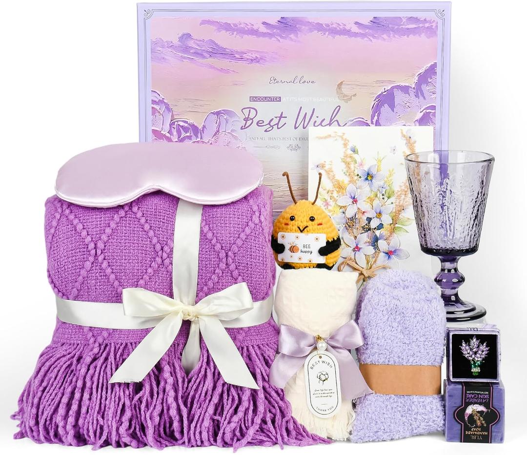 Birthday Gifts for Women, Idea Lavender purple gifts for Mom Her Best Friends Sister, Lavender Christmas for Her