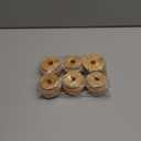 12 Pieces 16oz Bamboo Lids for Glass Cups, Wooden Lids for Beer Can Jars, Mason Jar Covers with Straw Hole 70 Mm/2.75 Inch Replacement Covers, Glasses and Straw Not Included