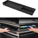 LUCKEASY Co-pilot Drawer Box Storage Box for Hyundai Santa Fe 2024-2026 | 2025 2026 Santa Fe Accessories, Passenger Drawer Box Storage Tray, Organizer Box, TPE Interior, Black