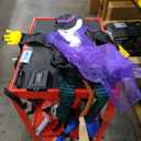 Animated Halloween Witch Decoration with Remote Control, Life-Size Hanging Witch with Broom for Indoor & Outdoor Halloween Décor