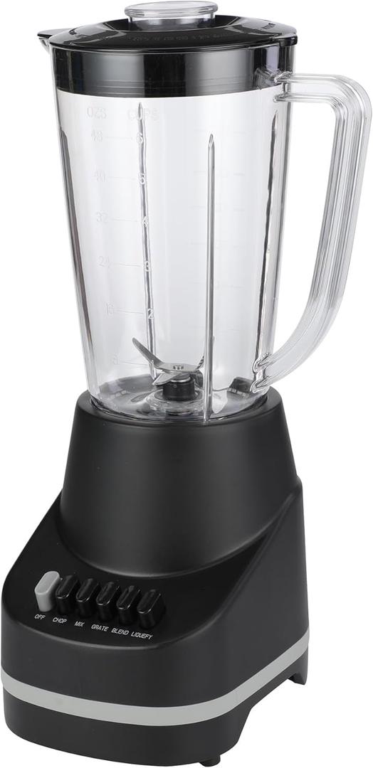 6-Speed Blender with 48 oz/1.5 L Pitcher, Black