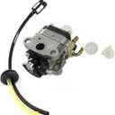 HURI Carburetor for Troy-Bilt TB26TB TB475SS TB525CS TB415CS TB146EC Ryobi 41AN650G034 41AD890A734 Yardman YM26BC YM26SS YM28BC