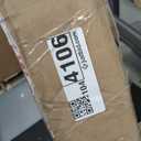 Coffee Table for Living Room Mid Century Modern Center Table with Glass Top and Wood, Brown/Walnut (36 Inch)