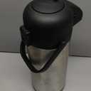 Coffee Carafe for Keeping Hot - Gezoss 102OZ / 3L Airpot Coffee Dispenser with Pump - Large Coffee Thermos for Hot Drinks Tea Liquid - Insulated Stainless Steel Hot Water Beverage Urn for Parties