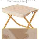 Outdoor Folding Stool Lightweight Foldable Chairs for Outside Waterproof Camping Stool Portable Seating Durable Comfortable Breathable Easy to Carry Perfect for Queuing Hiking and Picnics