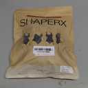 SHAPERX Women's Shaping Mid-Thigh Bodysuit Tummy Control Shapewear Seamless Sculpting Body Shaper, SZ5310-Black-L/ XL