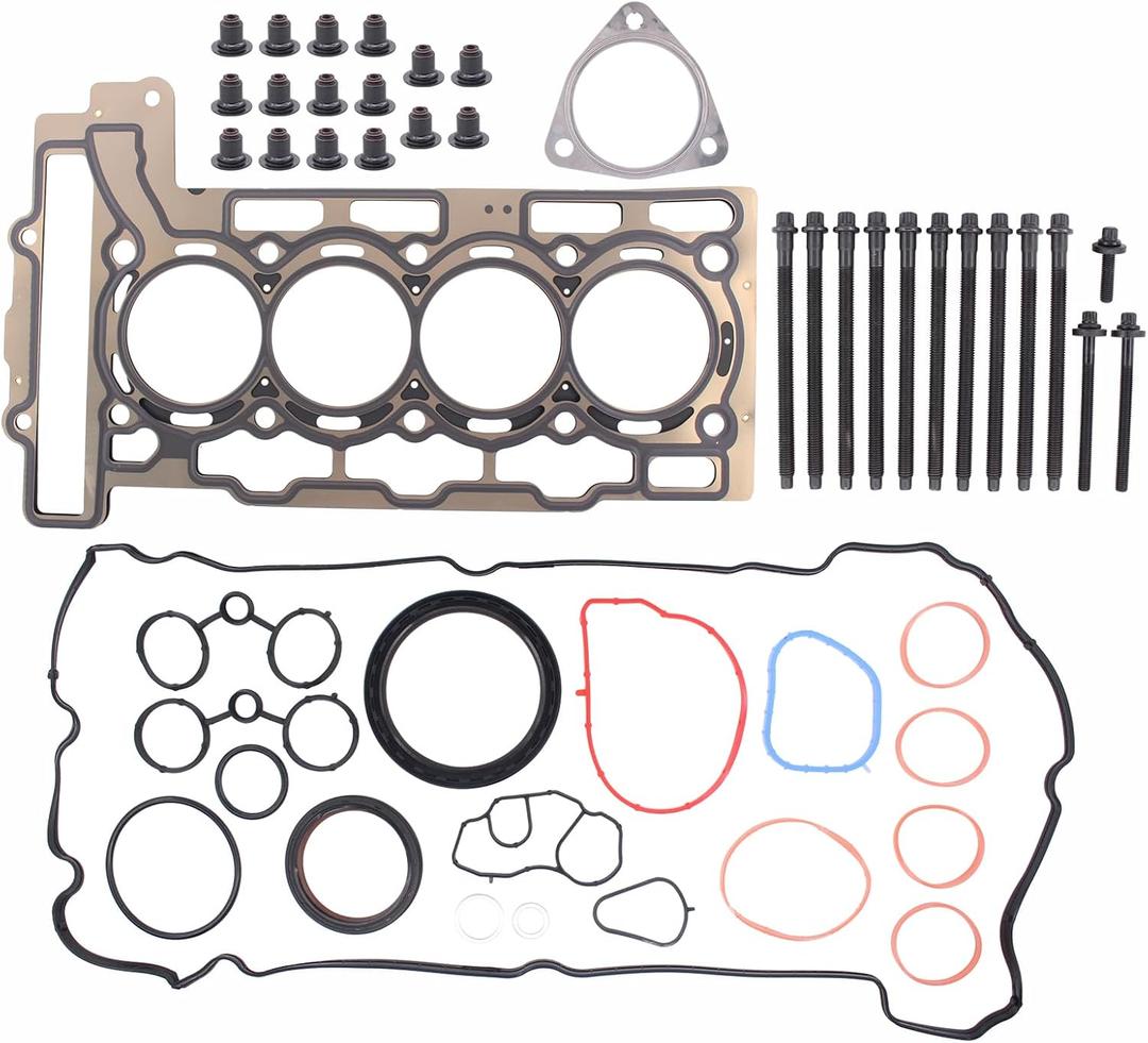 NewYall 1.6L Engine Cylinder Head Gasket Bolts Set for Mini Cooper R56 2007-2012, R55 2009-2012