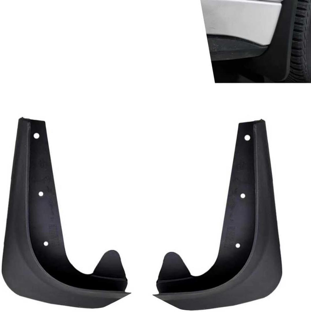 2 PCS Car Mud Flaps, Precise Fit Splash Protection Mudguard, Waterproof All-weather Mud Flap Kit for Left Right Front Wheel, Universal Protective Modification for Cars SUVs Trucks (Black)