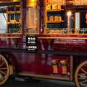 2 x ALKB Rustic Bar Sign Men No Shirt Sign No Service Man Cave Sign Retro Metal Bar Pub Decor 8x12 Inch