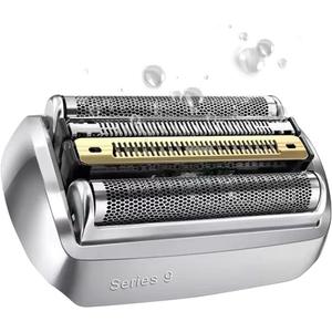92S Series 9 Electric Shaver Replacement Head Compatible with All Braun Series 9 Electric Razors Replacement Heads,Compatible with 9477cc,9330s,9465cc,9460cc,9419s,9390cc,9385cc (92S-Silver)