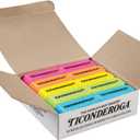 Ticonderoga Wedge Erasers, Neon Colors, 30 Count, Class Pack