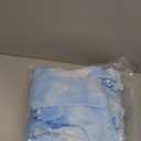 YWZDS Spa Wrap Bath Towel Set with Hair Turban, Cloud Print Design, Sky Blue, Towel Robe for Women