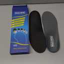 Plantar Fasciitis Feet Insoles Arch Supports Orthotics Inserts Relieve Flat Feet, High Arch (Mens 7-7 1/2 | Womens 9-9 1/2) (Gray)
