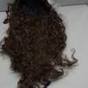 Topcosplay Women's Wig Brown Long Curly Fluffy Afro Cosplay Halloween Costume Wigs