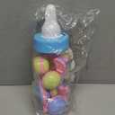 Plastic Baby Bottle 11" Jumbo Blue - Large Fillable Baby Shower Decoration, Gender Reveal Centerpiece, Guess How Many Game, Party Favor Holder for Candy, Trinkets, Gifts, Treats (Filled with Favors)