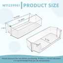 Upgraded W10900538 W11239961 Refrigerator Door Shelf Bin (RIGHT), Replaces Whirl.pool Refrigerator Door Shelf AP6333410 4591452 PS12578777, Compatible With WRS311SDH, WRS325SDH-BY AMI PARTS