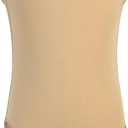 Soudittur Girls Ballet Dance Leotards for Gymnastics Nude Seamless Camisole Undergarment with Adjustable Straps (S(Age 5-8 Y, Height: 47-55))