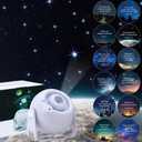 Aurelema Bible Verses Projector Galaxy Projector Includes 12 Interchangeable Christian Discs Night Light Set Project Religious on Walls or Ceilings for Christian Valentine Gifts
