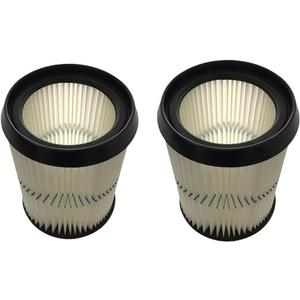 2 PACK KLEAN AIR 17812 Replacement Blue Stripe Cartridge Filter Compatible with Crafts man Replace Part 17812 9-17812 73108 Pleated Paper Vacuum Dirt Filter for most 5,6,8,12 gallon vacs before 1988