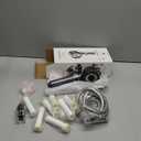 Filtered Shower Head with Handheld - High Pressure 3 Spray Modes Showerhead with Filters, 12 Replaceable Water Softener Filters for Hard Water | Ion Shower Drops Head with 75" Anti-Burst Hose (Gray)