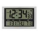 La Crosse Technology Atomic Wall/Table Clock, Plastic, 10.75-inch H x 16.75-inch W x 1.38-inch D (513-1211)