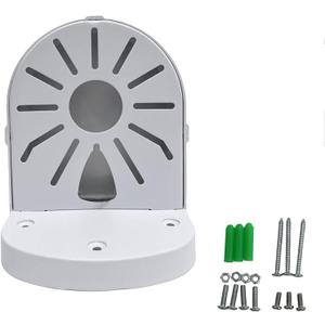 Indoor Outdoor Cameras Holder Metal Wall Mount L Type Bracket for Security Dome IP Camera Mounting,Junction Box Cable Management Mounting Case, Dome Cameras Aluminum Bracket（4.5in）