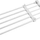 Geetery Closet Tension Shelf Metal Expandable Closet Shelf Dividers Adjustable DIY Shelf Separators in Closet Tension Rod Storage Rack for Cabinet Kitchen Wardrobe (15''-21.65'' X 9.45'')