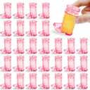 SHAOQINLIN Cowboy Boot Shot Glasses, 30 PCS 1 oz Mini Plastic Boot Cups, Hot Pink Boots Mugs Western Cowboy Cowgirl Theme Party Supplies
