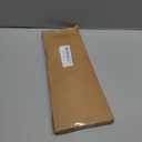 PATIKIL 10 x 3 Inch Door Air Vent Cover, Heavy Duty Aluminum Grille Ventilation Cover Louvered with Mounting Screws for Cabinet Wardrobe Door, Black