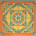 FUYIHGL Aesthetic Mahjong Mat for Table with Rules: 33" Noise Reduction & Non-Slip Neoprene American Mah Jong Tabletop Cloth Cover - Mah Jongg Accessories and Gifts for Beginner Lovers Party Travel
