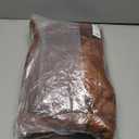 Tribal Womens Tribal Women's Mock Neckline Sherpa and Nylon Combo Zip-up Bungee Drawcord VestVest Marsala S