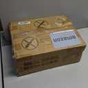 Somdot White Nightstand with Charging Station and LED Light for Bedroom, Tall 5 Drawers Dresser with Fabric Bins for Bedside Kids Dorm Room Closet Laundry Entryway, White Leather