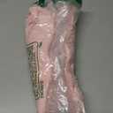 Women Workout Scrunch Flare Jumpsuits Lace Deep V Hanging Neck Halter Backless Butt Lift Gym Yoga Jumpsuits (Large, Pink)