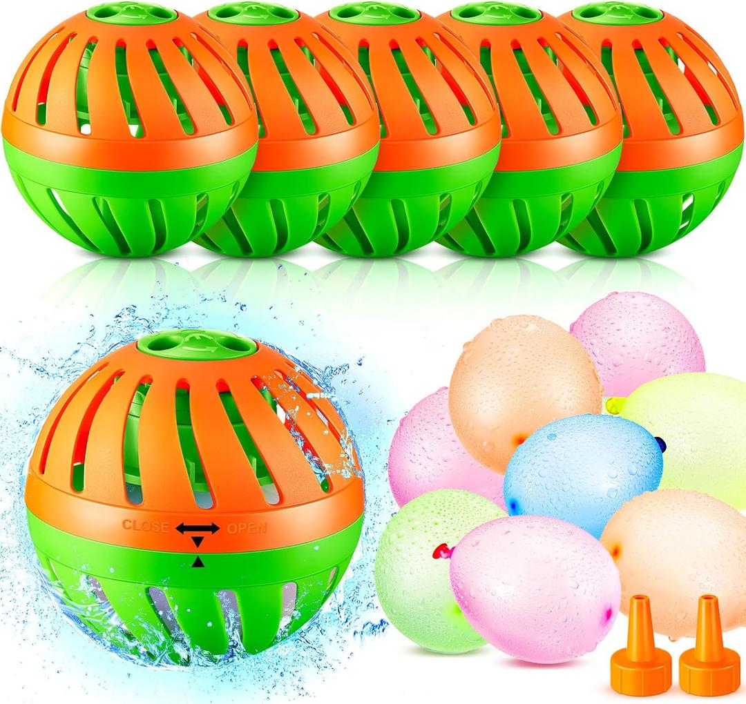 3 Pieces Water Timer Bomb with 150 Balloons Water Toy for Summer Outdoor Activity Games Prank Party Supplies Favors