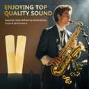 Tenor Saxophone Reeds | Strength 3.0 | Box of 10 | Premium Cane Reeds for Consistent Tone & Reliable Response (natural)