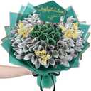 Gilprop 127 Pcs Graduation Gifts Money Flower Bouquet Class of 2026 Money Gift Ideas for Women Girl Boy Him Daughter Son DIY Bouquets Filled with Folded Bills for College Middle High School(Green)