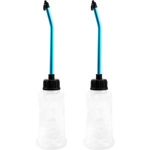 2Pack Universal RC Fuel Tank Oil Bottle 250cc Refill Bottle Compatible with 1/8 1/10 Traxxas Redcat HSP HPI Nitro Power RC Car Truck Buggy