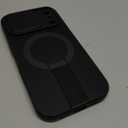 SURITCH for iPhone 17 Pro Case with Camera Control Cover, Camera Cover and Adjustable Kickstand, Compatible with MagSafe, Shockproof Bumper Protective Cases 6.3 Inch, Black