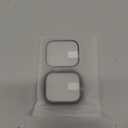 Misxi [2 Pack] Waterproof Hard Case with Tempered Glass Compatible with Apple Watch Series 11 (2025) Series 10 42mm, Overall Protective Cover for IWatch Screen Protector, 1 Jet Black + 1 Transparent