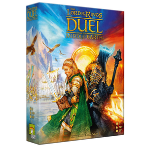 Asmodee The Lord of The Rings: Duel for MiddleEarth Board Game  Epic Strategy Game of Power and Conquest for Kids and Adults, Ages 10+, 2 Players, 30 Minute Playtime
