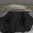 BFPETHOME Dog Beds for Large Dogs, Plush Dog Crate Bed Fluffy Cozy Kennel Pad for Sleeping &Ease Anxiety, Washable Pet Mats with Anti-Slip Bottom for Large Dogs, Grey (L(35x23 inch))