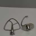 Stainless Steel Attachments for Kitchen Aid 4.5-5 QT Tilt-Head Stand Mixers,3-Piece Mixers Accessories with K45WW Wire Whip, K45DH Dough Hook, K45B Flat Blade Paddle by TOMOON