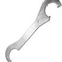 MATINA Bottom Bracket Wrench, 109917 Bottom Bracket Tool Fit Lockrings Found on Cup-and-Cone Bicycle Bottom Brackets, Double Sided Bottom Bracket Lock Wrench for Bicycle