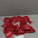 2 PCS Cabinet Door Festive Ribbons and Bows Decoration for Christmas Gift Holidays,Red