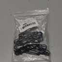 15Pcs Large Safety Pins, 3 Heavy Duty Steel Safety Pins for Clothes, Ideal for Leather, Canvas, and Wool, Sharp Tip for Secure Hold, Perfect for Clothing, Diapers, Blankets, and More, Black